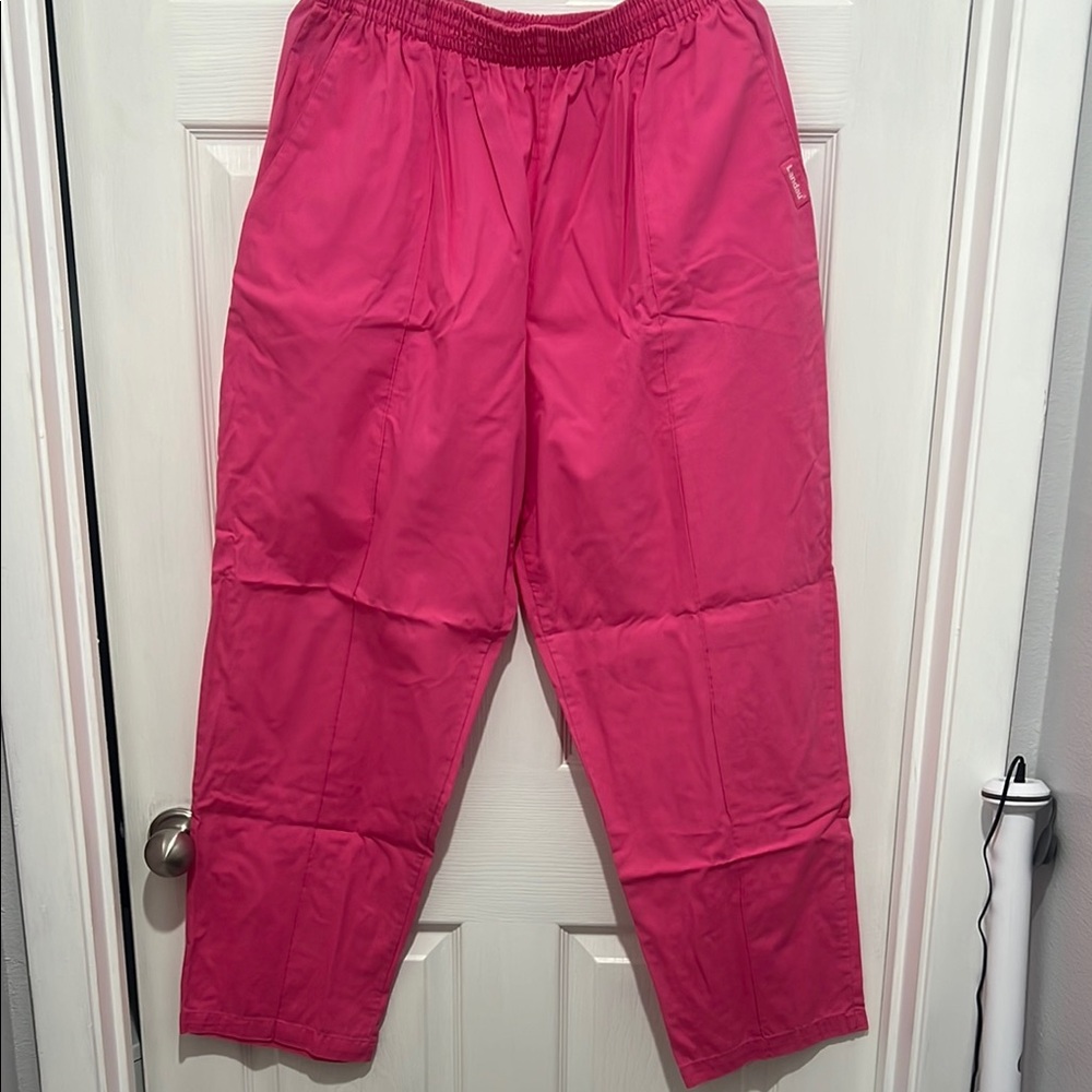 Landau Hot Pink Scrub Pants
